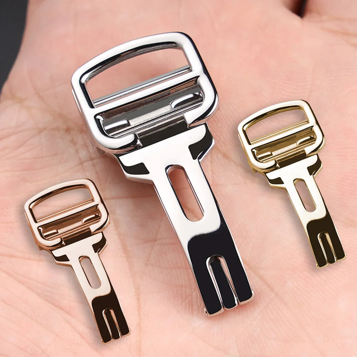 Butterfly Clasp Deployant - ホットウォッチバックルステンレススチールウォッチ腕時計バタフライ折りたたみバックルクラスプ12mm 14mm 16mm 18mm 20mm