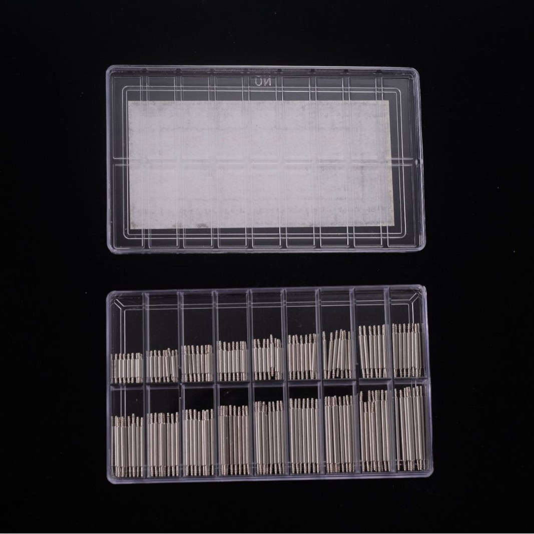 Spring Bar Tool Set - 144個のステンレススチール時計スプリングバーキット8-25mm直径1.5mm修理ピン、オーガナイザーケース付き - 耐久性のあるツール