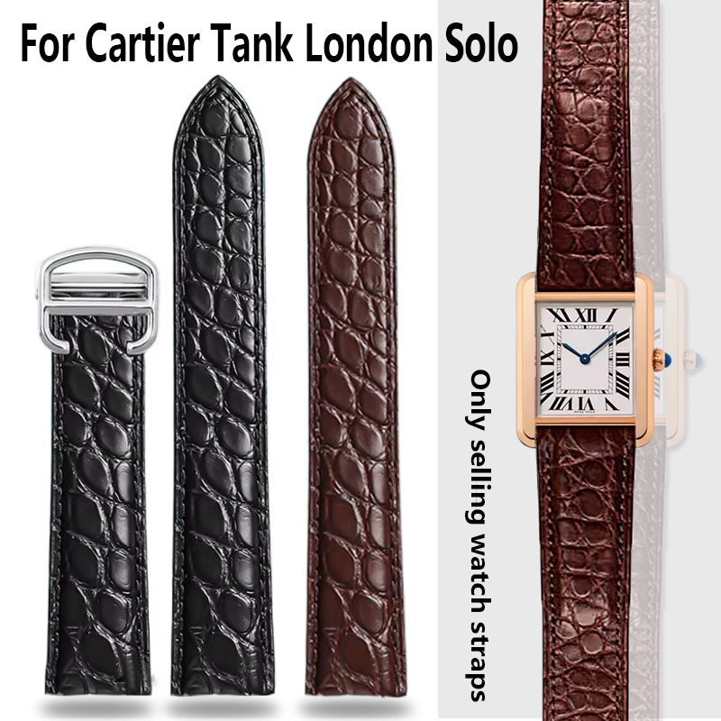 Cartier Watch Tank - クロコダイル時計バンド 16 18 20 22 23
