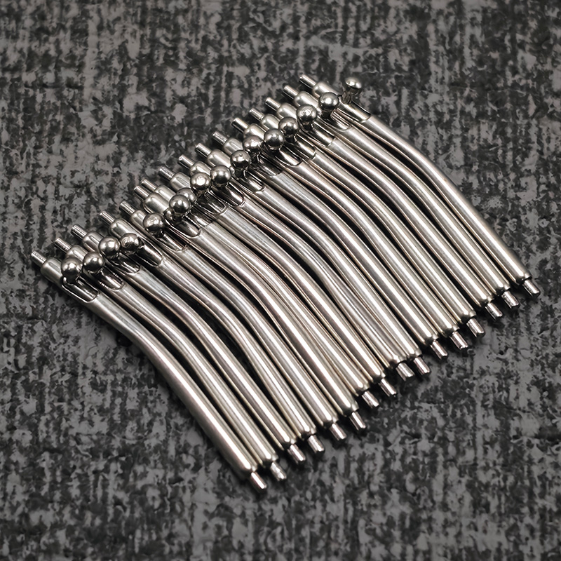 Curved Spring Bar - 1.5MM曲線型クイックリリーススプリングバー 腕時計ストラップ用スプリングバー 長さ16mm 18mm 19mm 20mm