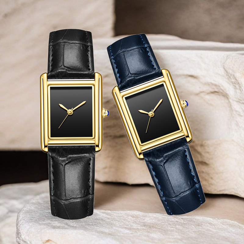 Cartier Watch Tank - タンクスクエア高級ブランドの腕時計女性のファッションカジュアルレディース腕時計防水クォーツ腕時計女性時計ギフトリロイ