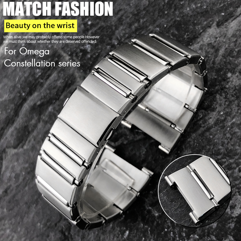 Omega Watch Constellation - 24 ミリメートル 14 ミリメートル 17 ミリメートルステンレス鋼時計バンドオメガコンステレーション