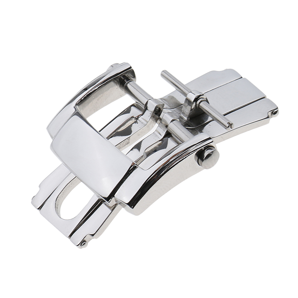 Butterfly Clasp Deployant - ステンレス鋼展開クラスプ時計ストラップ 18 ミリメートル