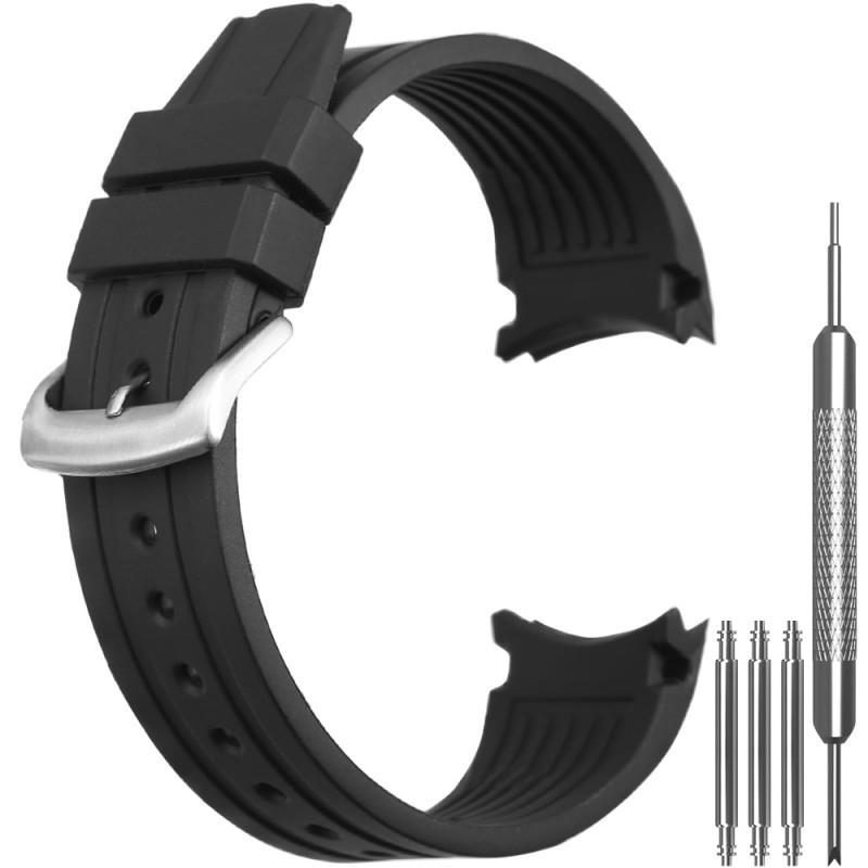 Citizen Watch Promaster - 22 ミリメートル湾曲エンドシリコン時計バンドシチズンプロマスターシー BN0190 BN0191 BN0193 CA0718