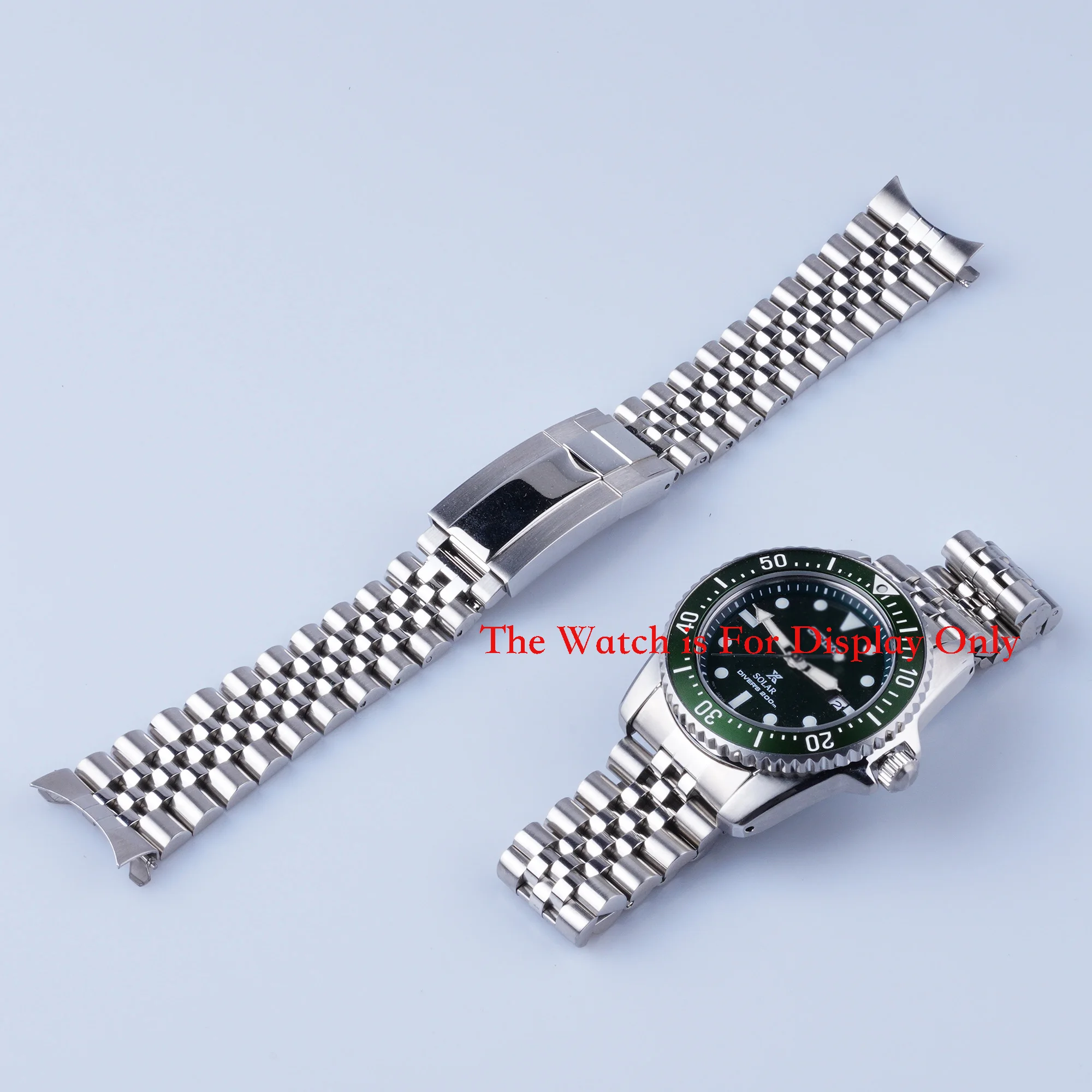 Seiko Watch Prospex - ロラミー 20mm シルバー ホロー カーブエンド ソリッド