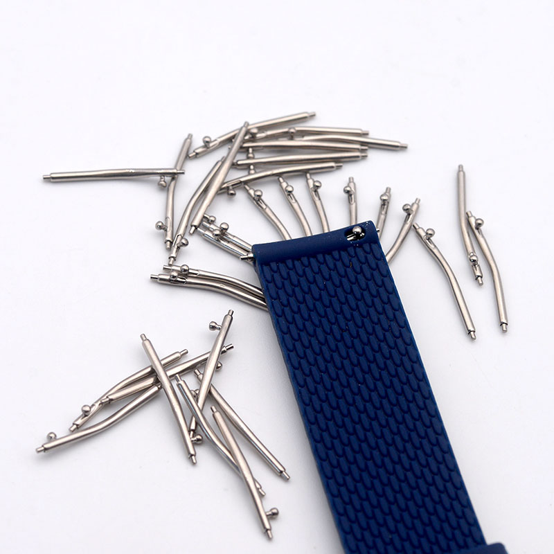 Curved Spring Bar - 時計ストラップ用スプリングバー 時計アクセサリー カーブスイッチスプリングピン クイックリリース ステンレススチール製時計針 シームレススプリングピン