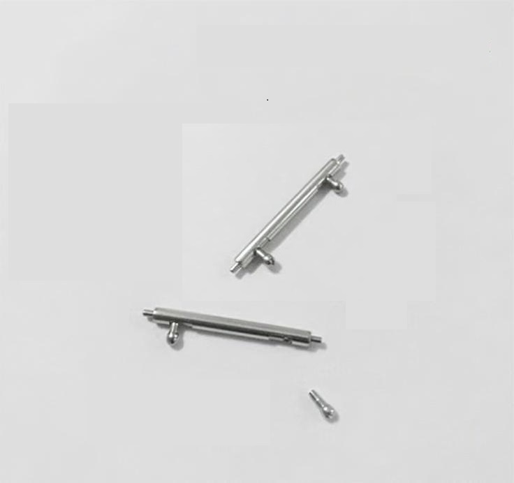 Spring Bar Tool Set - クイックリリースウォッチスプリングバー、ダブルエンド、シングルリムーバブルポスト、厚さ1.8mm、1ペア