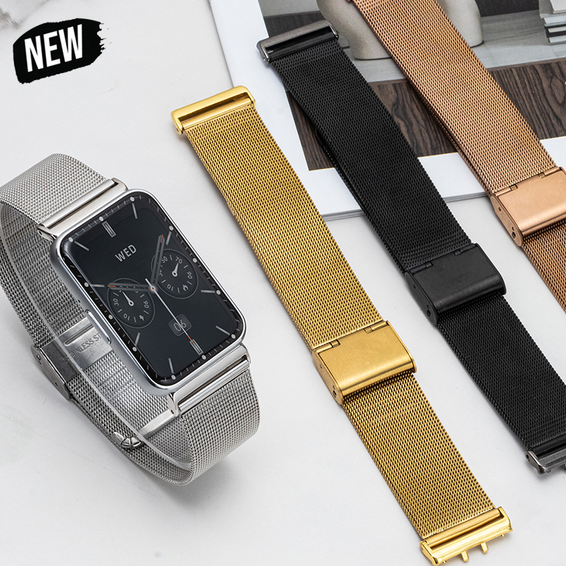 Mesh Strap Metal - ステンレススチールストラップ Samsung Galaxy Watch Fit 3用