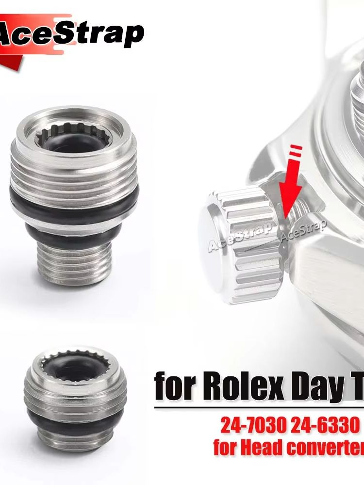 Rolex Watch Daytona - 1/3 個 1 セット交換用ステンレス鋼時計ケースクラウンチューブロレックスデイトナ 24-7030 24-6330