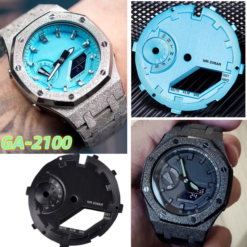 Casio Watch G-Shock Ga-2100 - カシオ G-shock Ga-2100 2110 時計ダイヤル修正表面 Ga2100