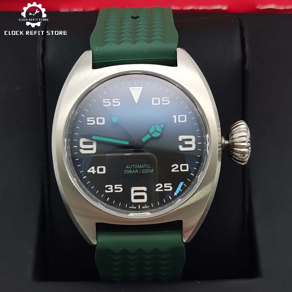 Rubber Strap Diver - ファッション36MM自動巻きムーブメントウォッチ316LステンレススチールケースラバーストラップC3夜光ダイビングウォッチ