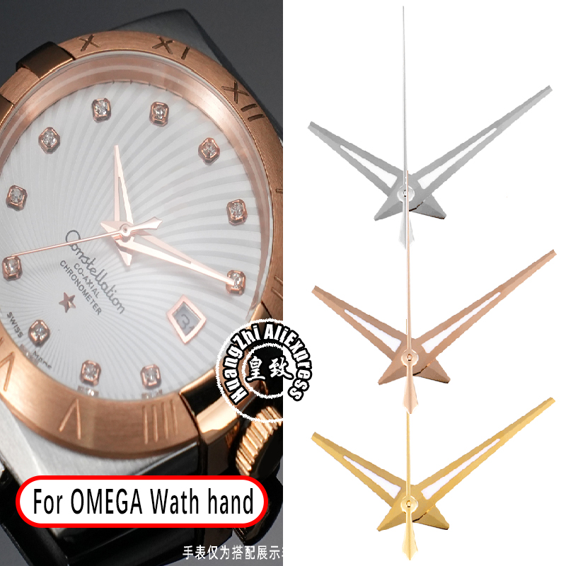 Omega Watch Constellation - 修正されたポインターオメガコンステレーションダブルイーグル時計針ステンレス鋼時針分針秒針 2824 運動
