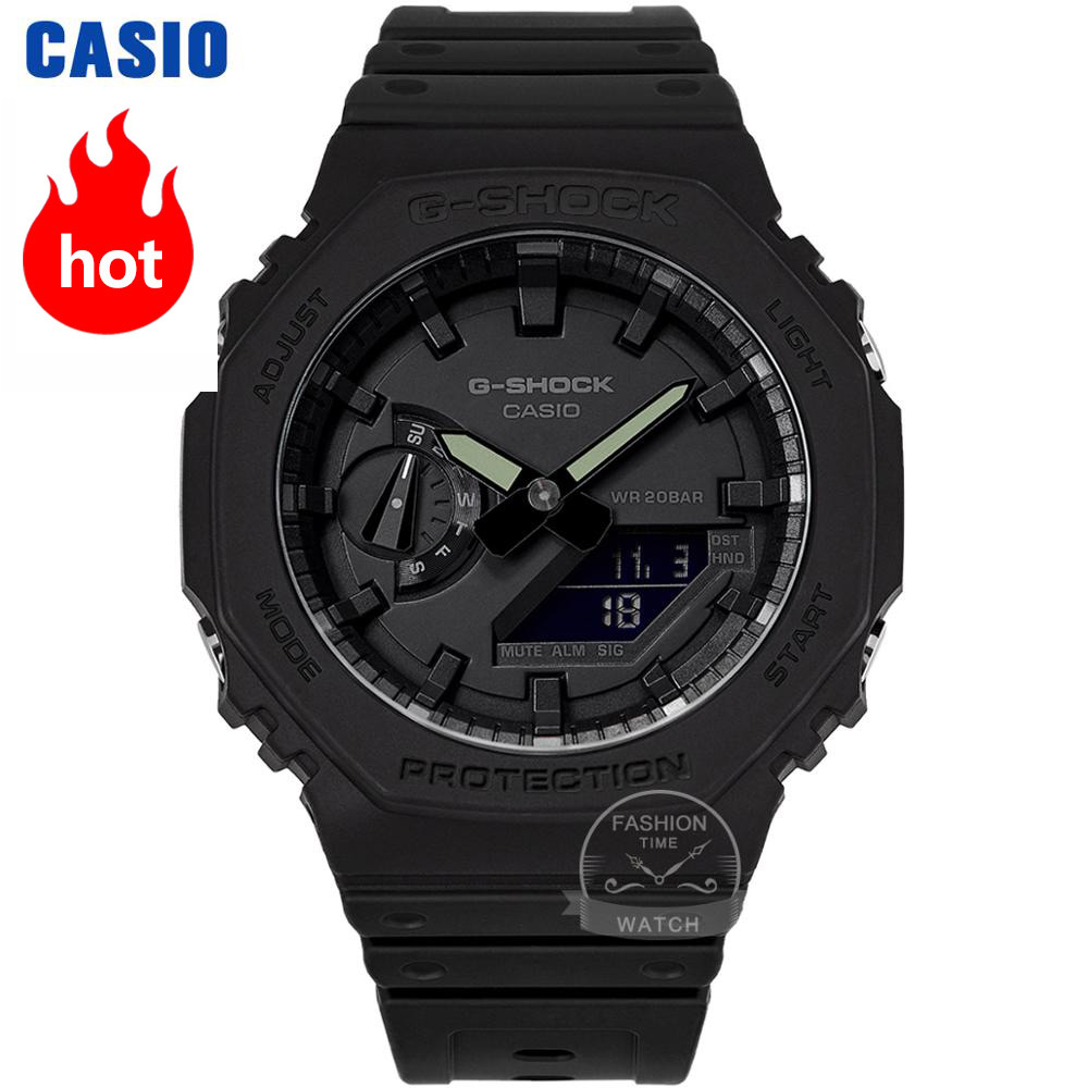 Casio Watch G-Shock Ga-2100 - カシオ メンズ Gショック 超薄型時計 スポーツ 200m防水腕時計