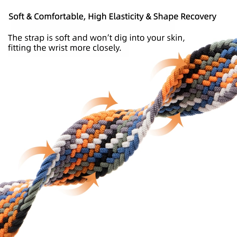 伸縮性のある織り傘型ナイロン製腕時計ストラップ（Whoop  - Parachute Strap Elastic のレビューと価格