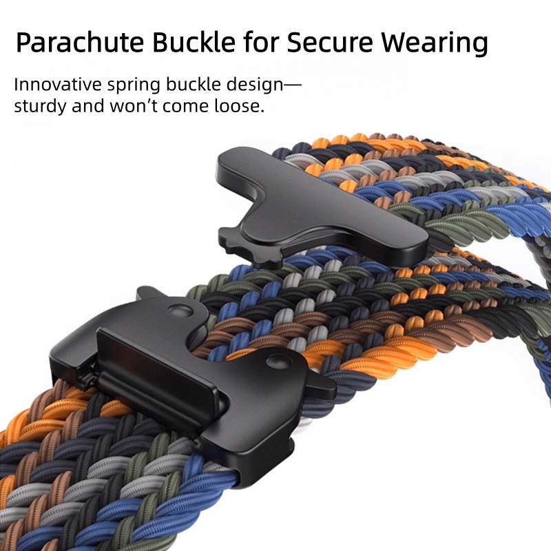 伸縮性のある織り傘型ナイロン製腕時計ストラップ（Whoop  - Parachute Strap Elastic のレビューと価格