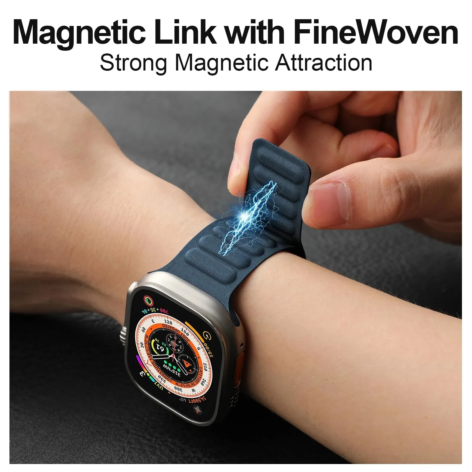 FineWoven 磁気ループストラップ Apple Wat - Milanese Loop Magnetic のレビューと価格