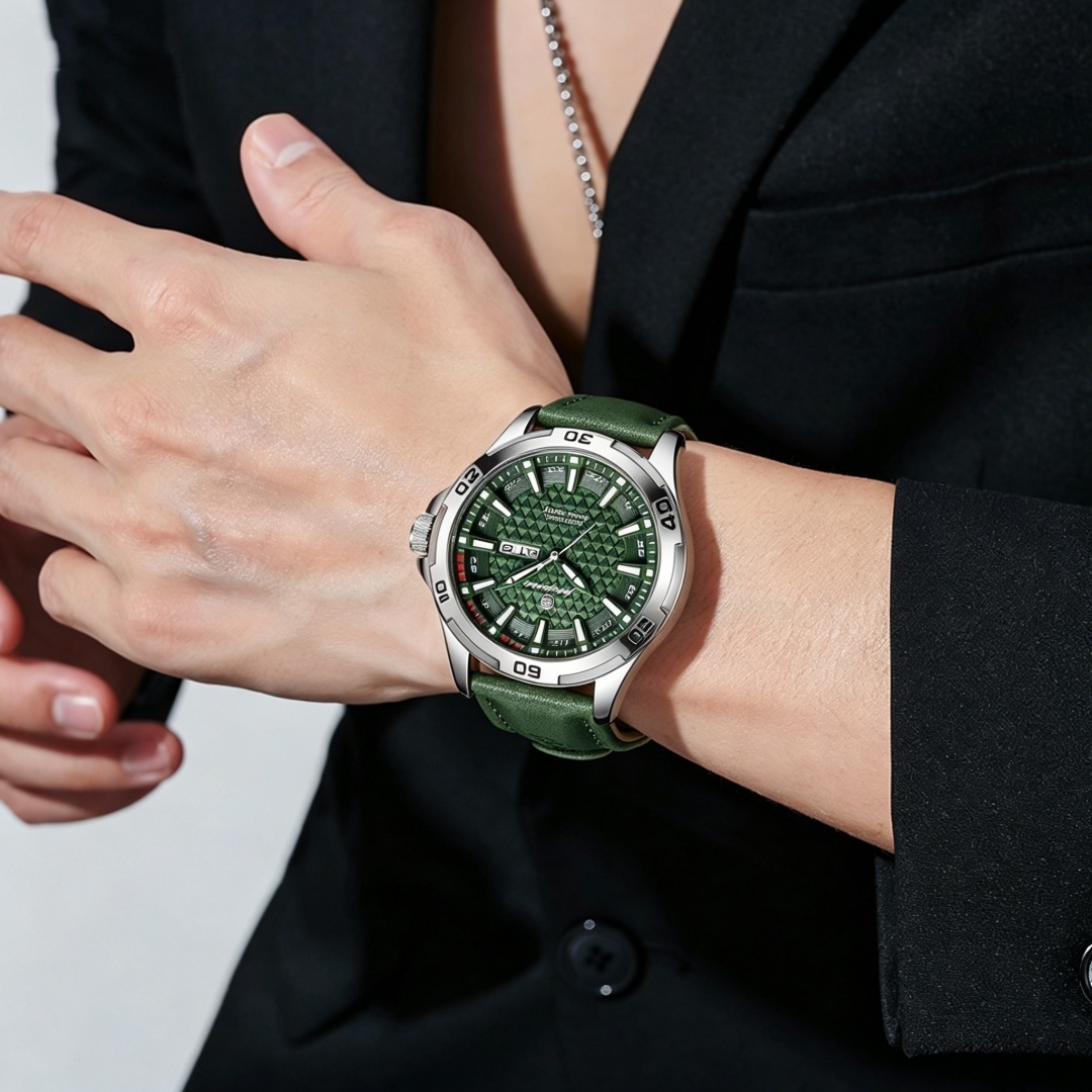 PAAZOMU 高級ブランドメンズ腕時計 ファッションクォー - Leather Watch Band Men のレビューと価格