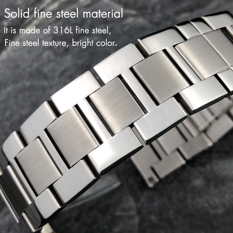 20 ミリメートルファインステンレス鋼高品質時計バンドタンク - Cartier Watch Tank のレビューと価格