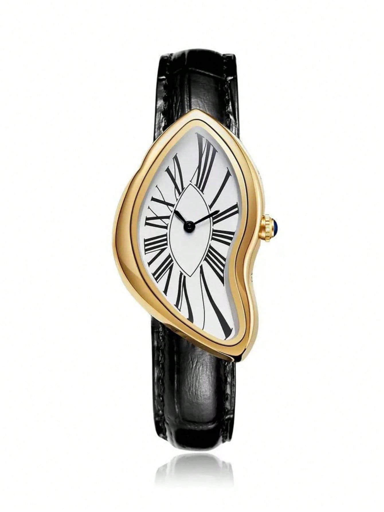 クリエイティブメルト高級腕時計 男女兼用 ファッションアナロ - Leather Watch Band Men のレビューと価格