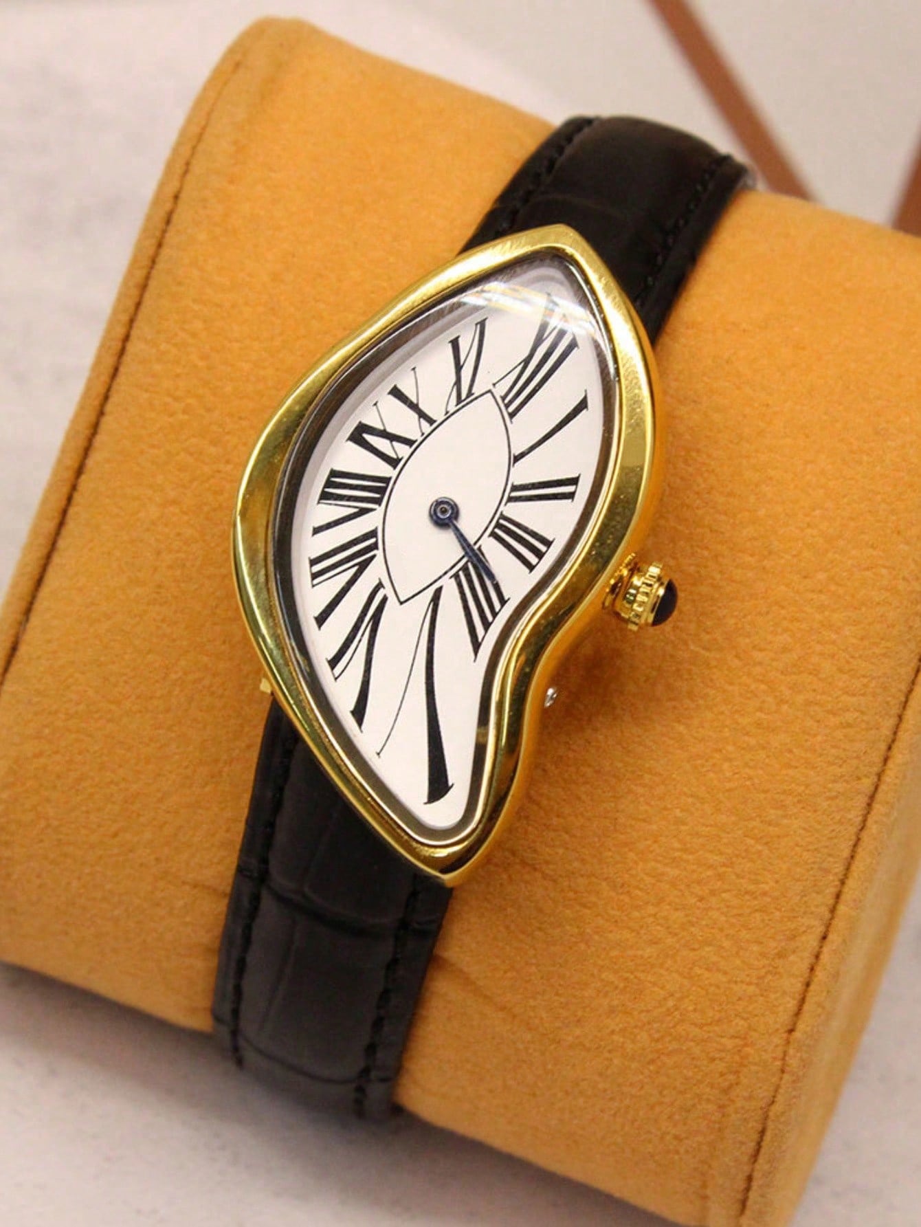 クリエイティブメルト高級腕時計 男女兼用 ファッションアナロ - Leather Watch Band Men のレビューと価格