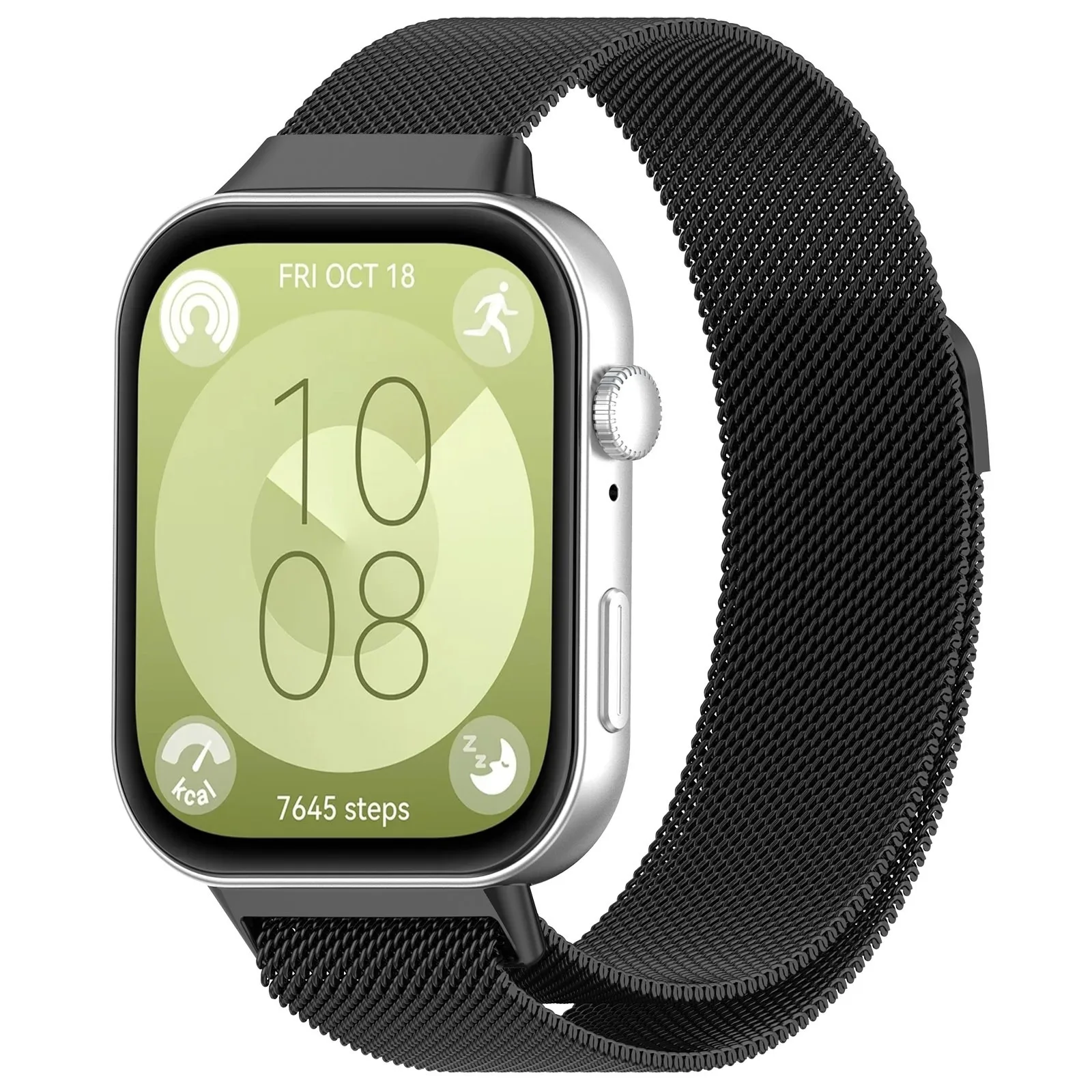 磁気ミラネーゼループバンド Huawei 社ウォッチフィット - Milanese Loop Magnetic のレビューと価格