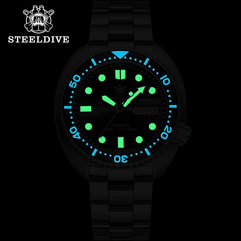 Steeldive-サファイアガラス時計,自動巻きムーブメン - Seiko Watch Prospex のレビューと価格