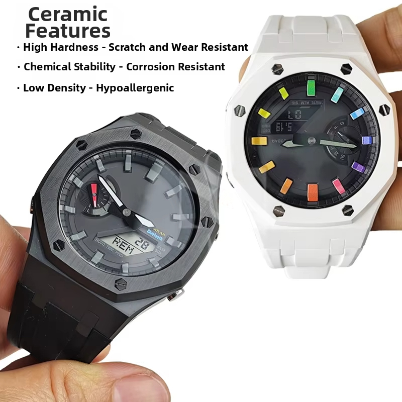 2100 modキット セラミック製腕時計ケースキット ナイ - Casio Watch G-Shock Ga-2100 のレビューと価格