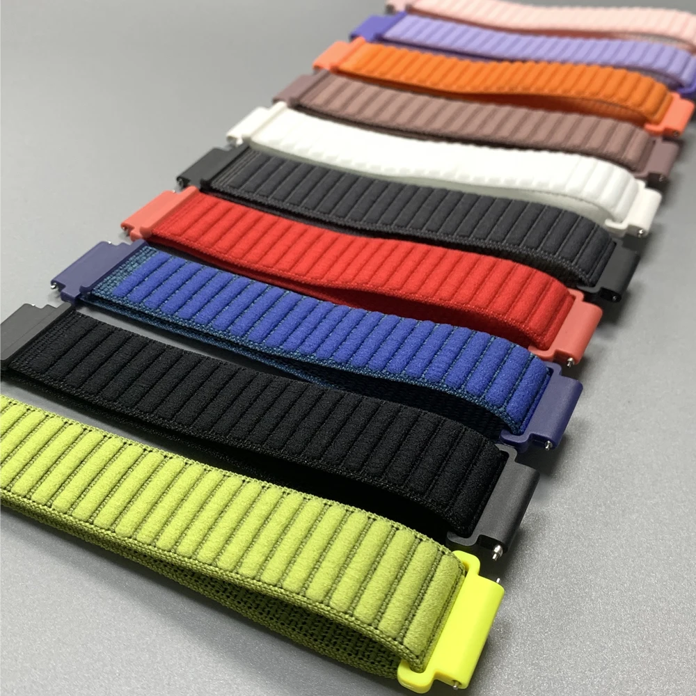 20mm 22mm ナイロンスポーツストラップ AMAZFI - Sport Loop Velcro のレビューと価格