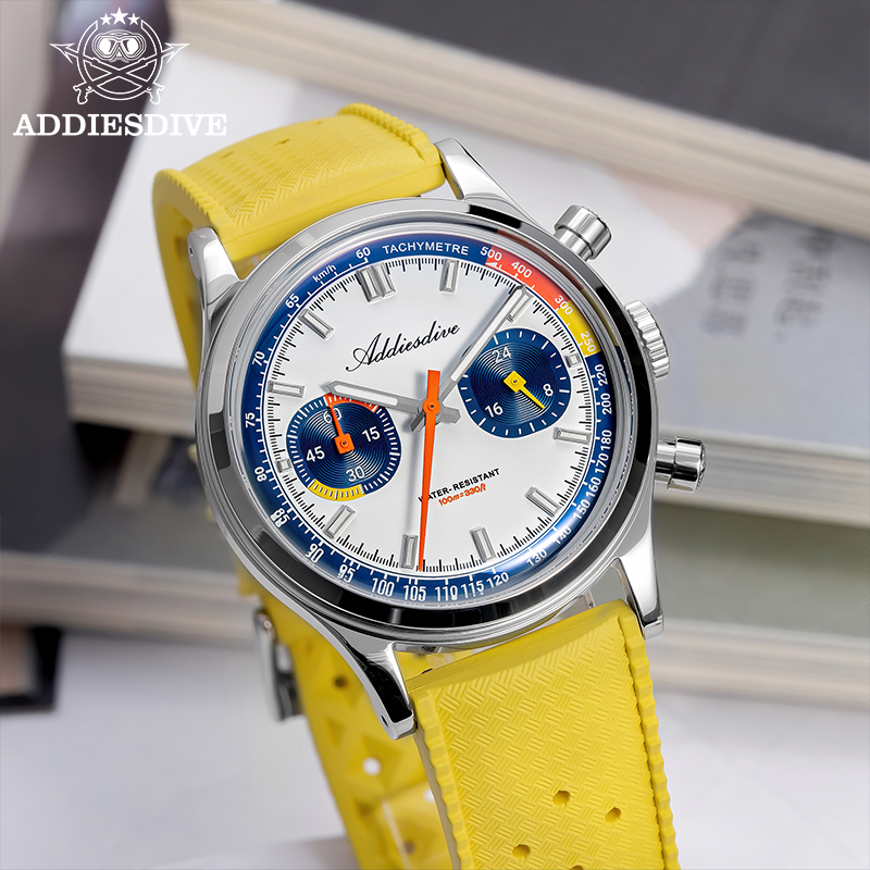 ADDIESDIVE ファッションメンズクォーツ腕時計 VK - Rubber Strap Diver のレビューと価格