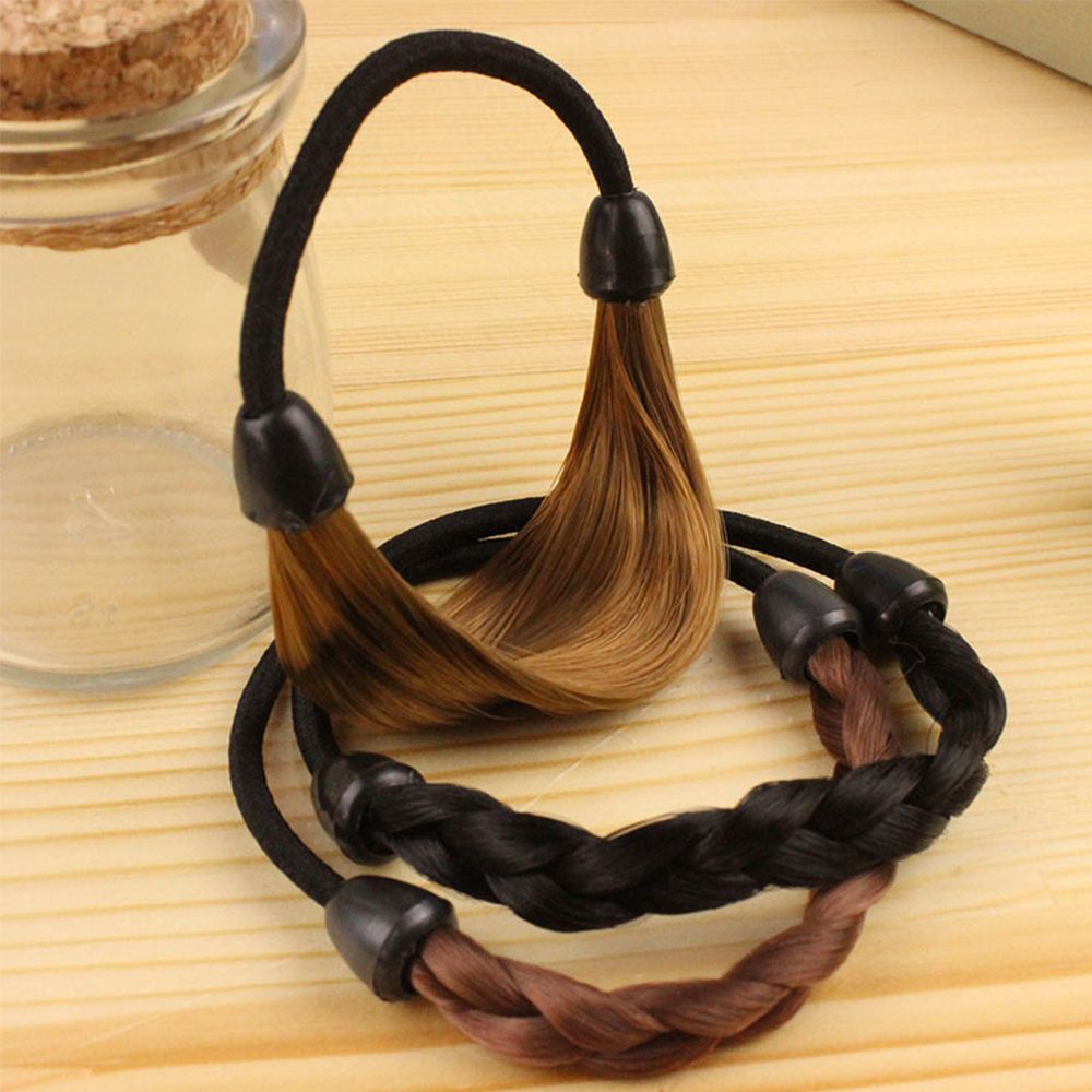個性的な女性用ウィッグ、三つ編み合成ウィッグ、ヘアバンド、シ - Silicone Band Women のレビューと価格