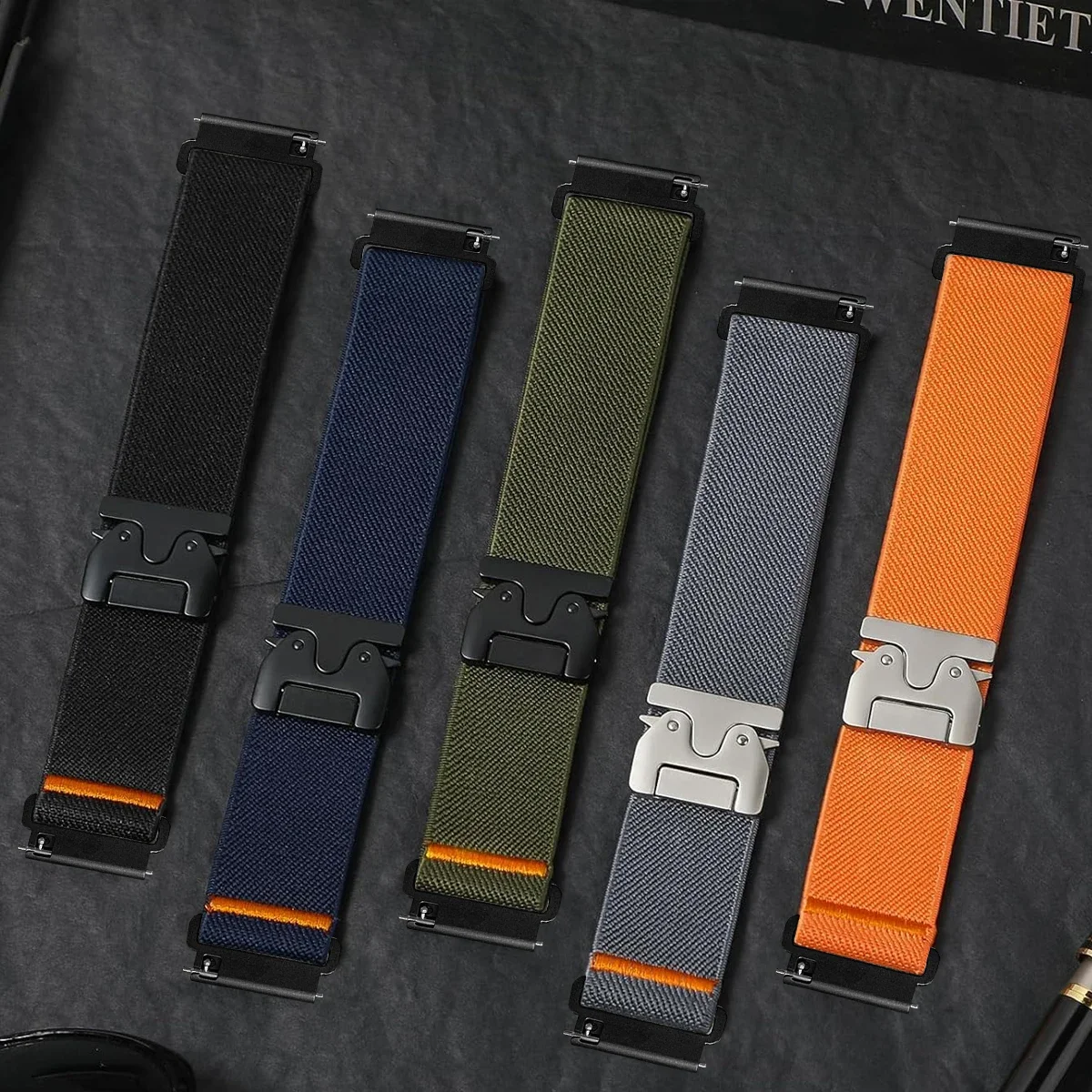 Redmi Watch 5/5 Lite用 ナイロンストラッ - Parachute Strap Elastic のレビューと価格