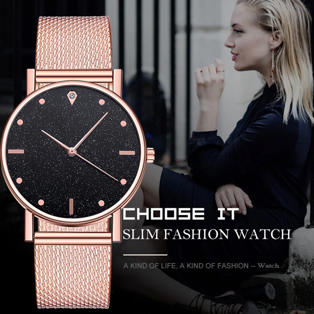2025 新しいシンプルなシリコンバンドの女性の腕時計ブラッ - Silicone Band Women のレビューと価格