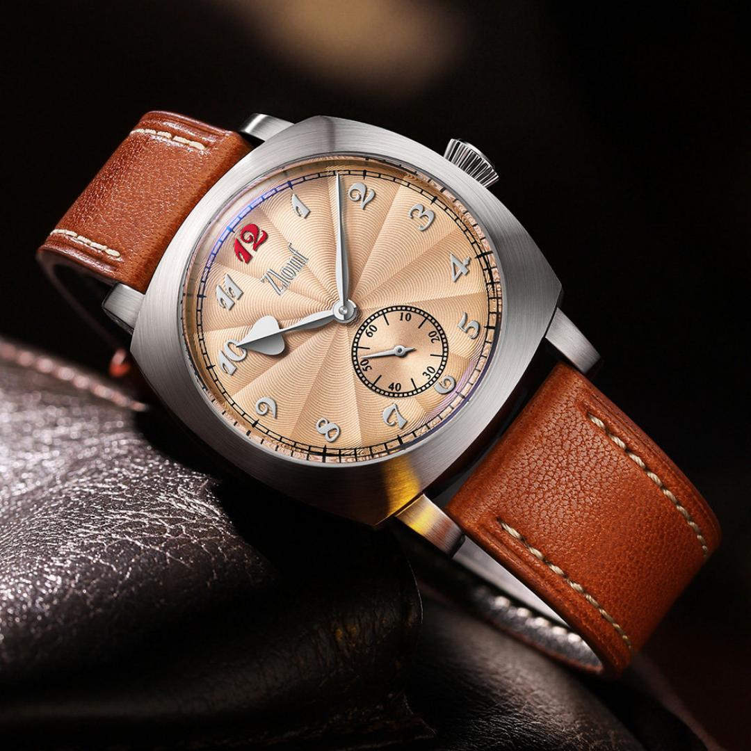 ヴィンテージメンズウォッチ、サーモンダイヤル、ST17自動巻 - Tropic Strap Vintage のレビューと価格