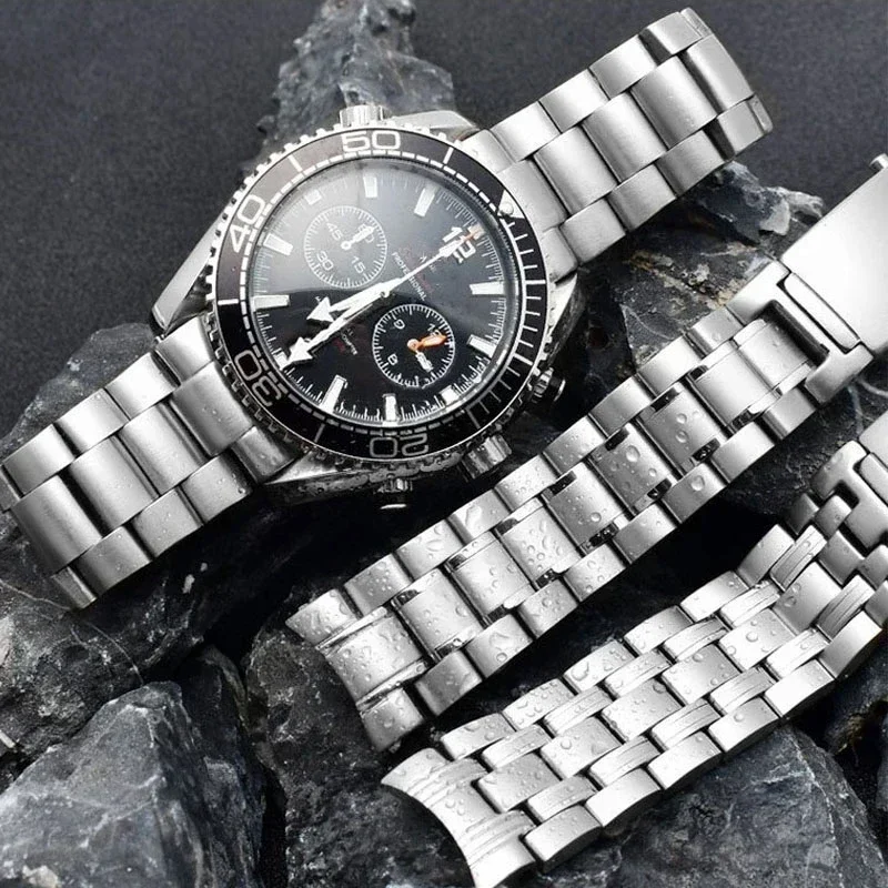904L ステンレス鋼時計バンド 18 ミリメートル 20  - Omega Watch Seamaster のレビューと価格