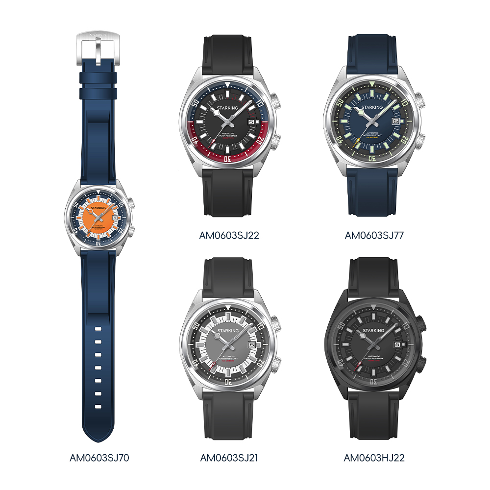 STARKING メンズ自動 8215 ダイビングウォッチ発 - Rubber Strap Diver のレビューと価格