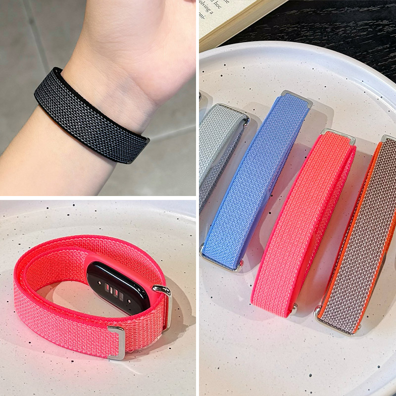 スポーツ用ナイロン編み込みウォッチストラップ、Google交 - Sport Loop Velcro のレビューと価格