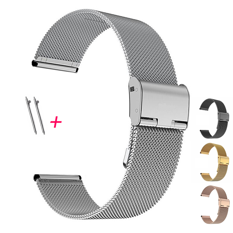 男性と女性のためのミラネーゼループストラップ、ユニバーサルメ - Milanese Loop Magnetic のレビューと価格