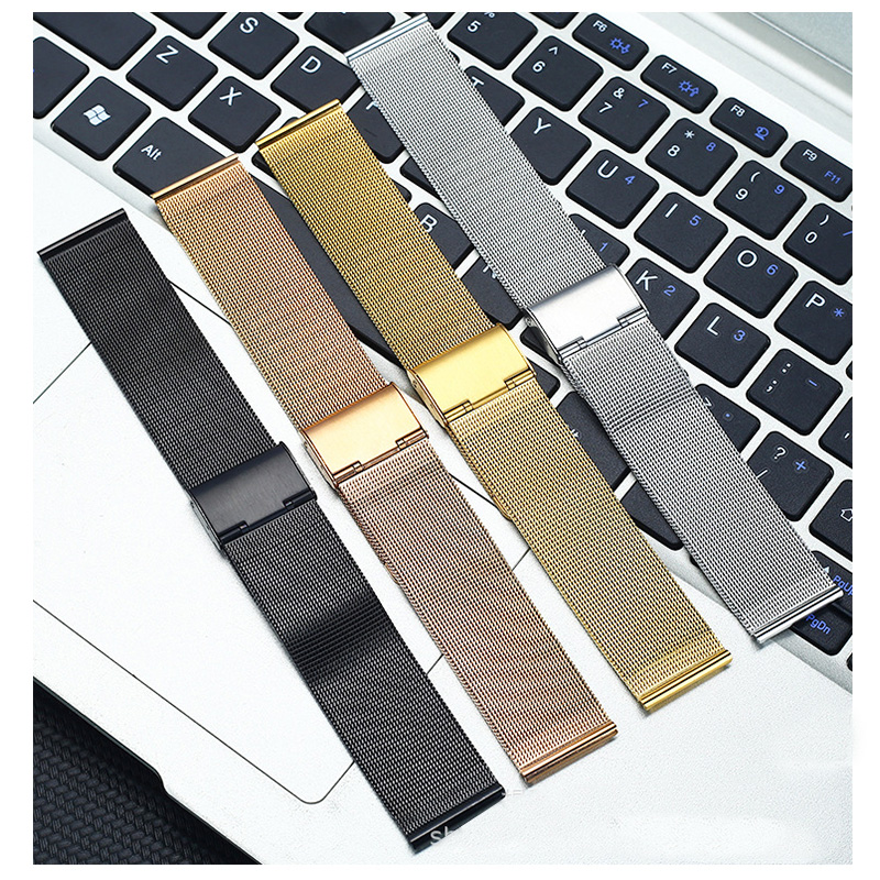 男性と女性のためのミラネーゼループストラップ、ユニバーサルメ - Milanese Loop Magnetic のレビューと価格