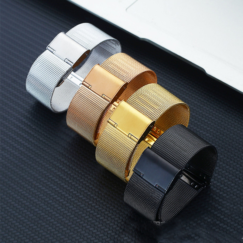 男性と女性のためのミラネーゼループストラップ、ユニバーサルメ - Milanese Loop Magnetic のレビューと価格