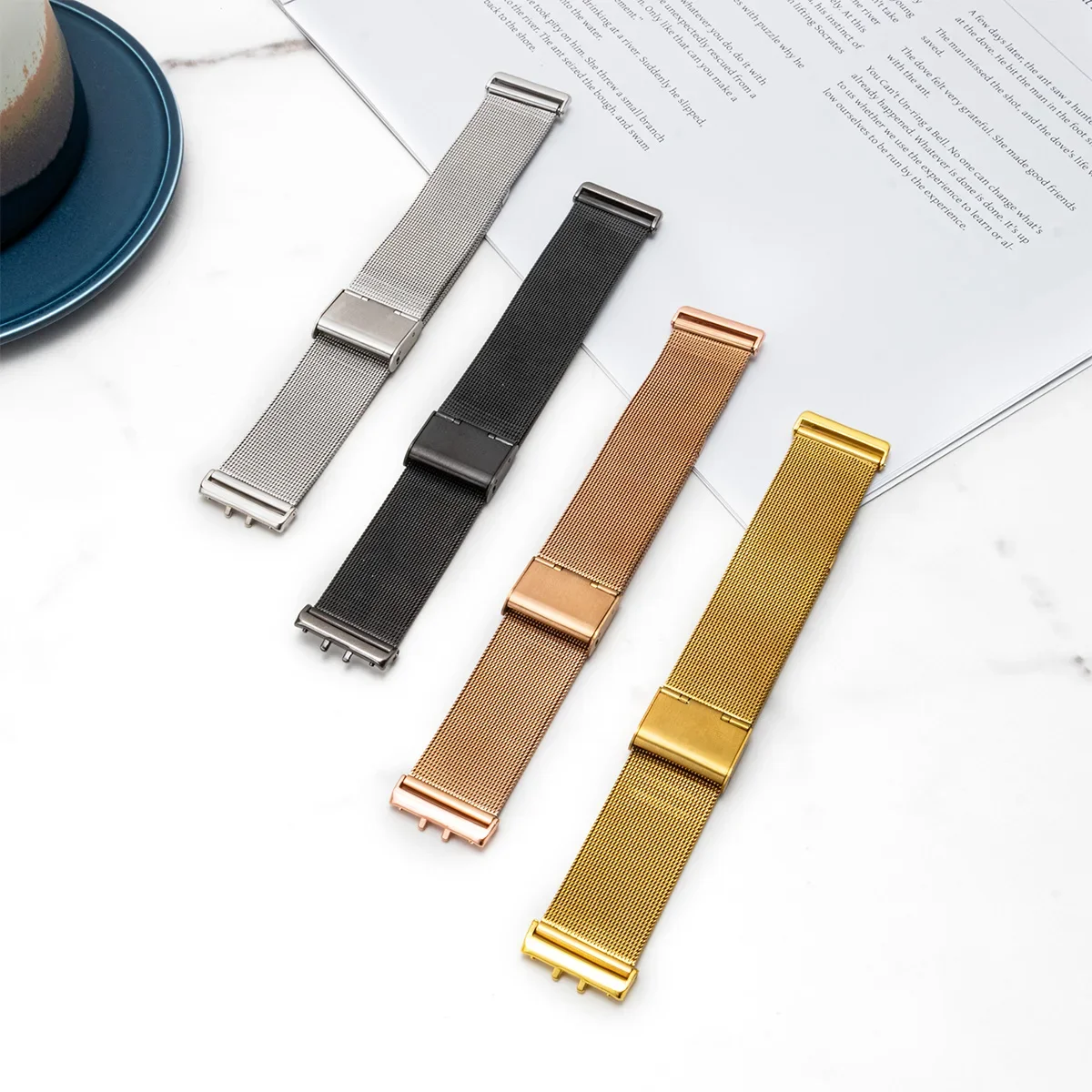 ステンレススチールストラップ Samsung Galaxy  - Mesh Strap Metal のレビューと価格