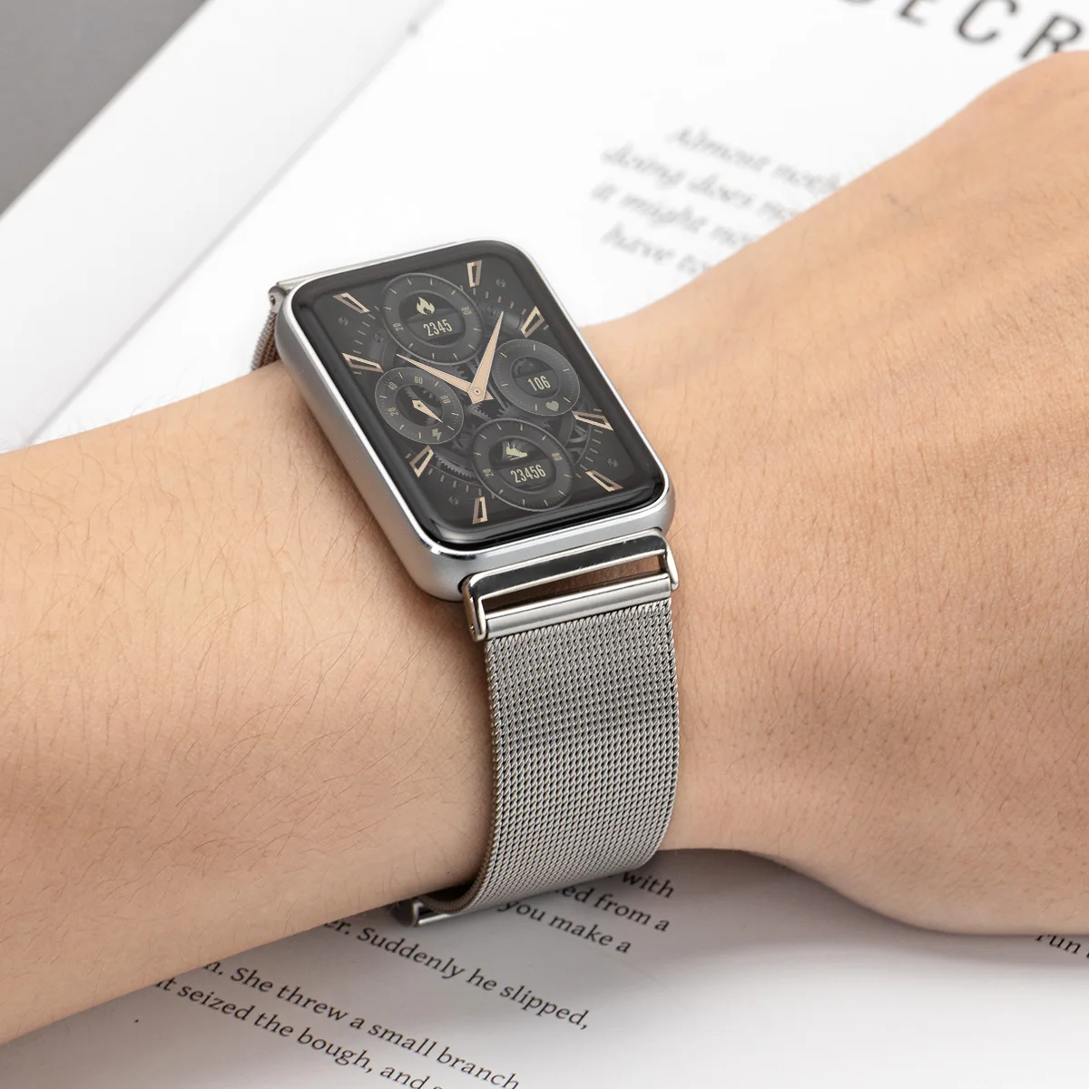 ステンレススチールストラップ Samsung Galaxy  - Mesh Strap Metal のレビューと価格