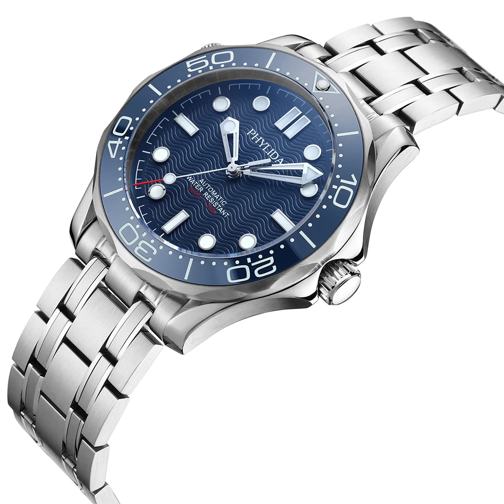 Phylida-自動巻き時計,ブルーダイヤルnh38a,ダイ - Seiko Watch Prospex のレビューと価格