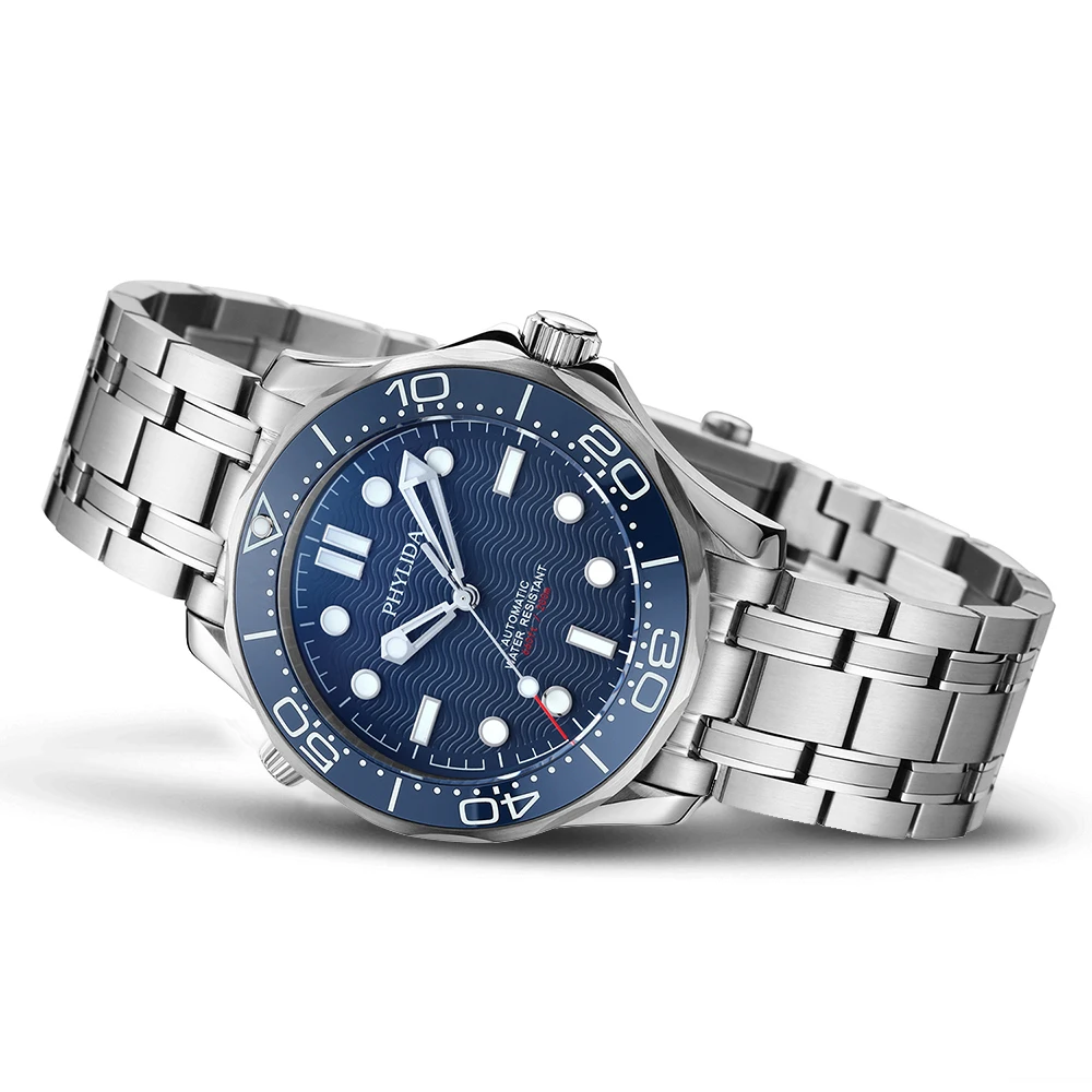 Phylida-自動巻き時計,ブルーダイヤルnh38a,ダイ - Seiko Watch Prospex のレビューと価格