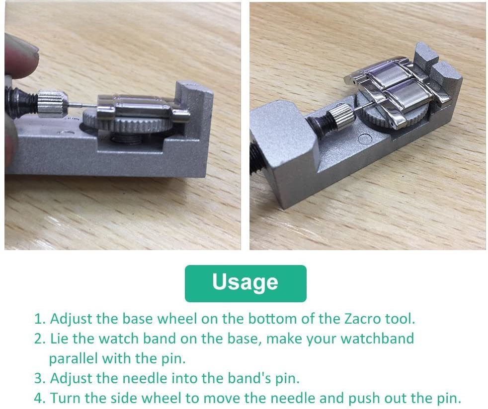 時計バンドストラップリンクピンリムーバー修理ツールキット時計 - Spring Bar Tool Set のレビューと価格