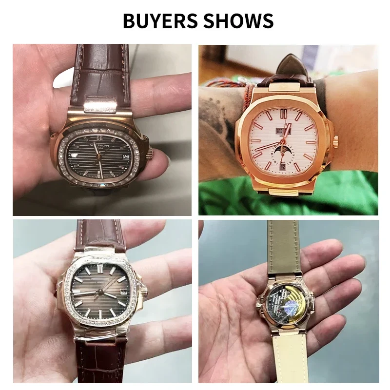 メンズノーチラスウォッチ,牛革ストラップ,高品質,5712g - Patek Philippe Watch Nautilus のレビューと価格