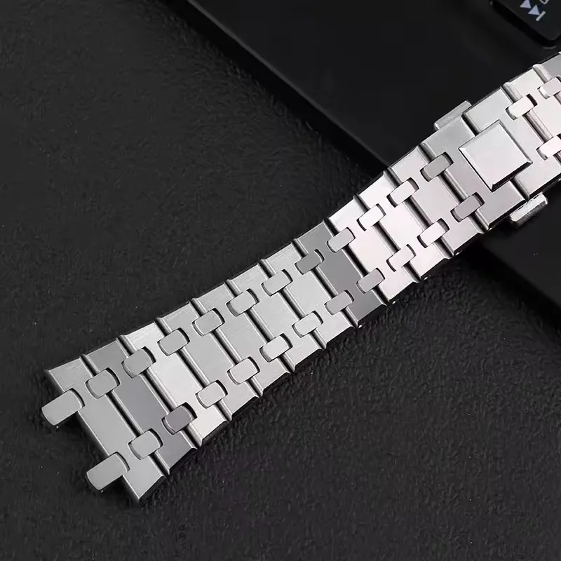 904 ステンレス鋼シルバーブレスレット AP 15400  - Audemars Piguet Watch Royal Oak のレビューと価格