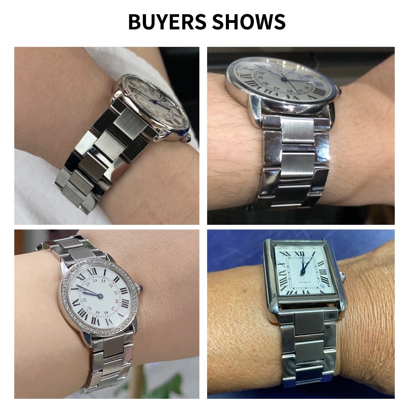 カルティエタンクロンドンソロクレールシリーズステンレス鋼時計 - Cartier Watch Tank のレビューと価格