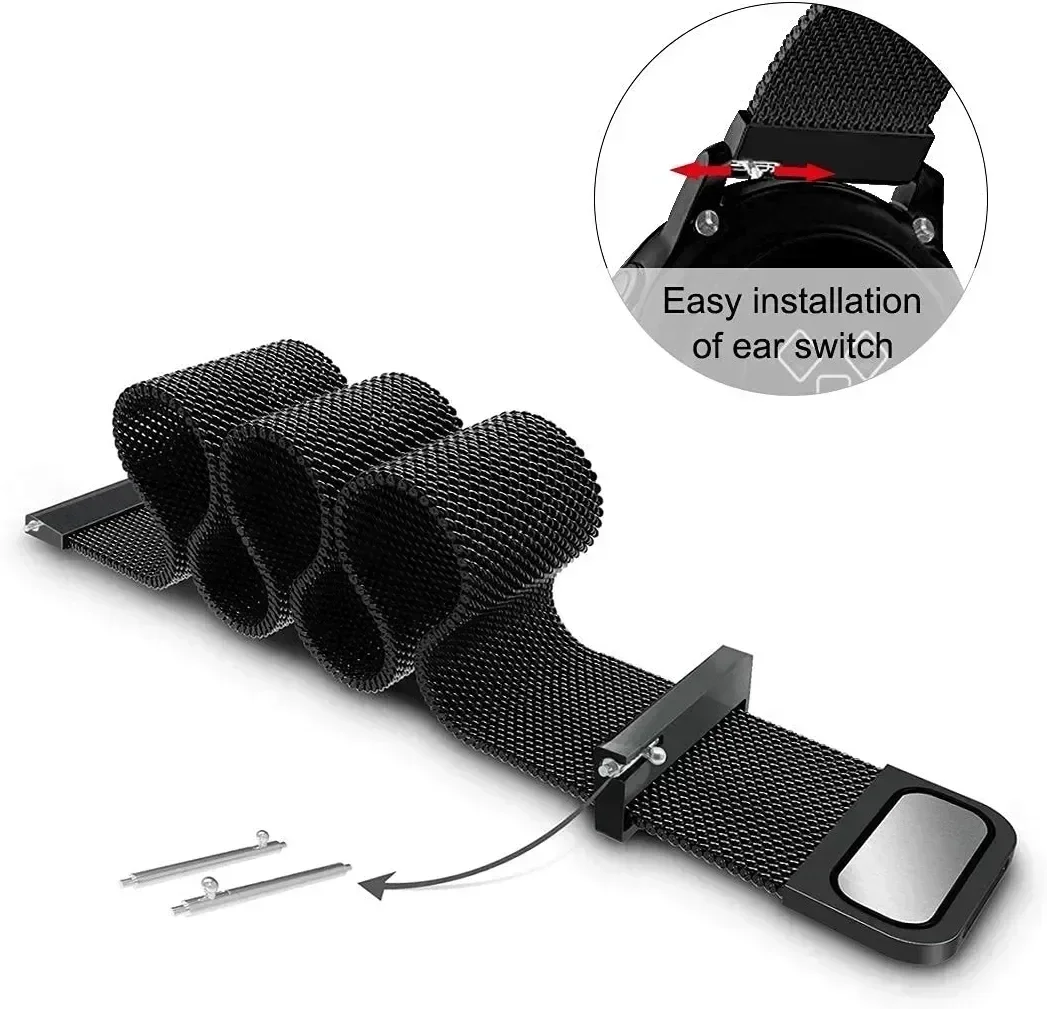 ミラネーゼループストラップサムスンギャラクシーウォッチ 7  - Milanese Loop Magnetic のレビューと価格