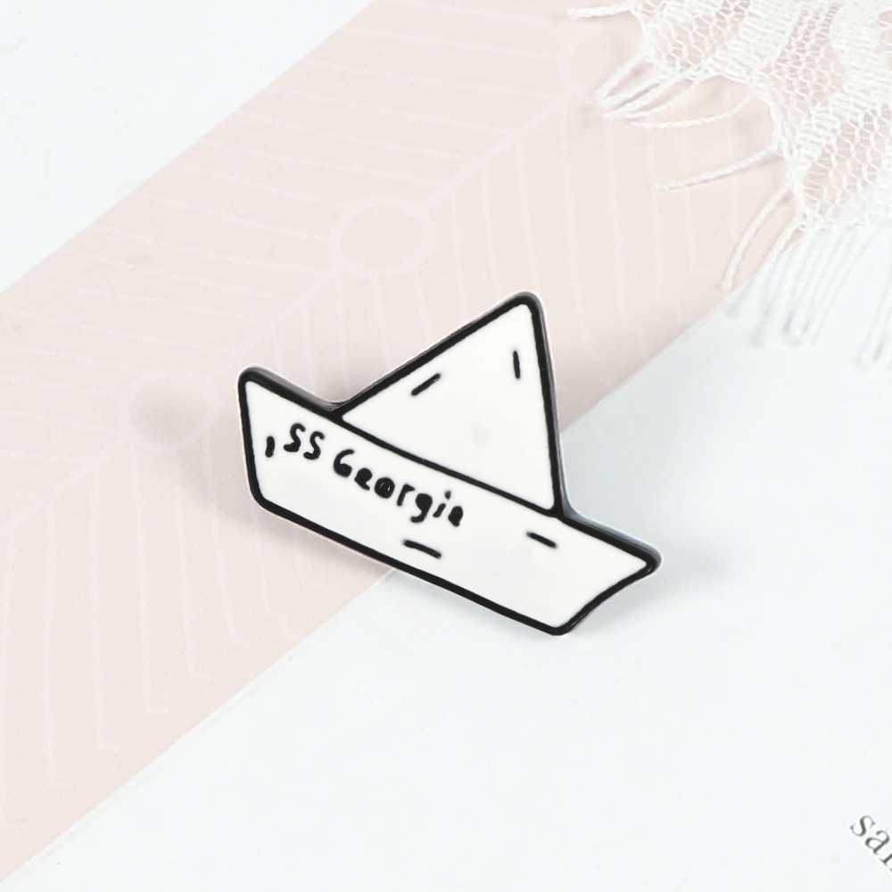 バッジ,バックパック,ピン,空の折り紙プリント,バッジ,漫画 - Buckle Pin Ss のレビューと価格