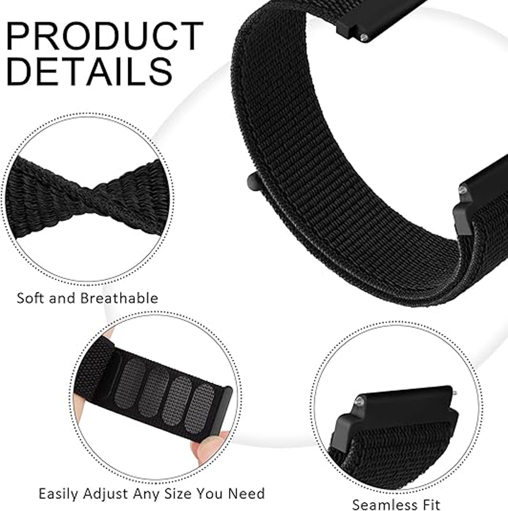 ナイロン通気性ループ時計バンド COROS PACE 4 3 - Sport Loop Velcro のレビューと価格